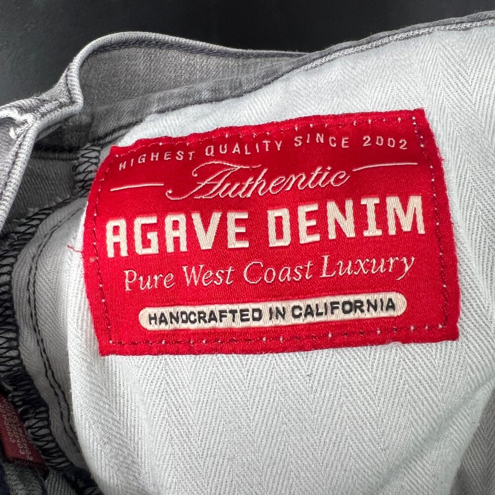 Agave denin relaxed straight leg waterman portland gray vintage flex jeans 35 - Picture 14 of 16